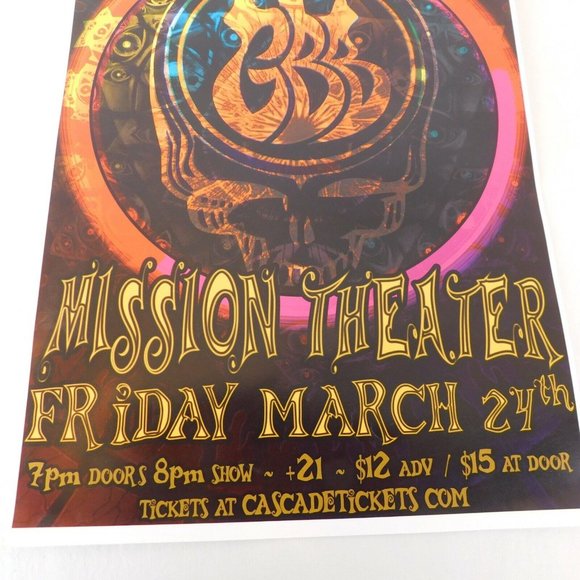 Garcia Birthday Band Lot of 3 Original Concert Posters Flyer Moonalice Oregon - Picture 8 of 11